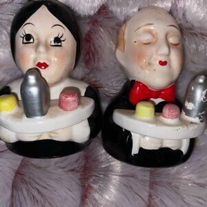 Vintage salt & pepper shakers